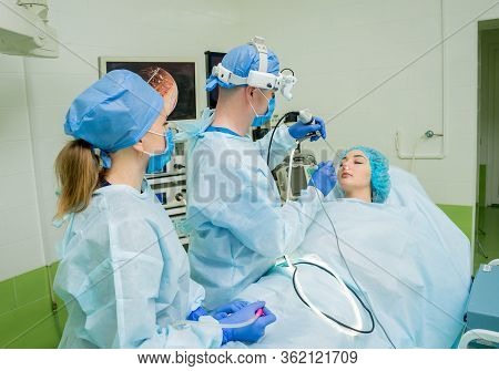 Endoscopic Sinus Surgery. Laser Vaporization Of Nasal Concha