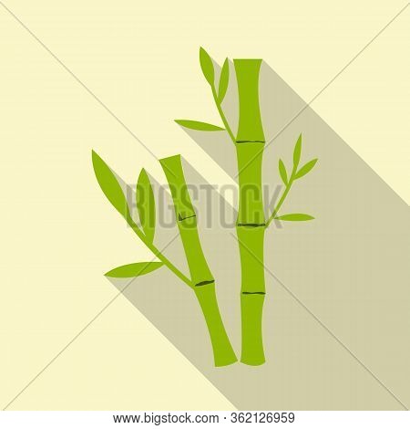 Vector Design Of Bamboo And Tree Logo. Collection Of Bamboo And Green Stock Vector Illustration.