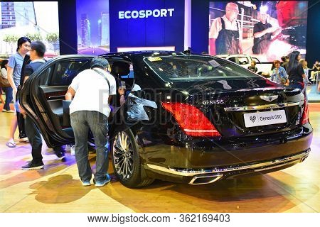 Pasay, Ph - Apr 1- Hyundai Genesis G90 At Manila International Auto Show On April 1, 2017 In Pasay, 