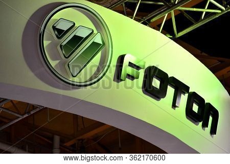 Pasay, Ph - Apr 1- Foton Sign At Manila International Auto Show On April 1, 2017 In Pasay, Philippin