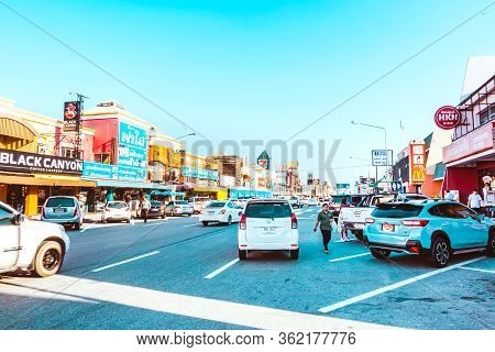 Chachoengsao/thailand-november 23,2019: View Of The Good Place For Tourists When Want To Find Some D