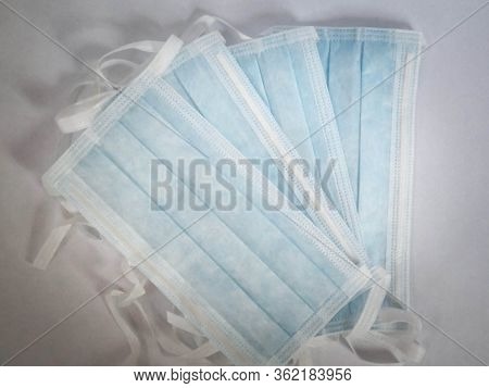 Antibacterial Protective Mask. Coronavirus Protection.hygiene Is Very Important To Avoid Infection O