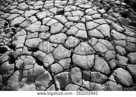 Muddy Volcanoes In Berca (paclele Mari, Buzau), Romania