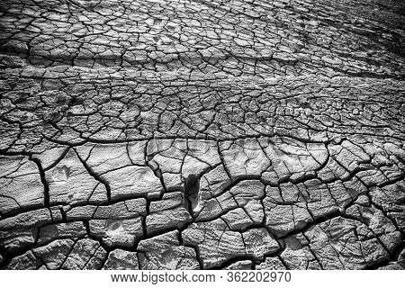Muddy Volcanoes In Berca (paclele Mari, Buzau), Romania