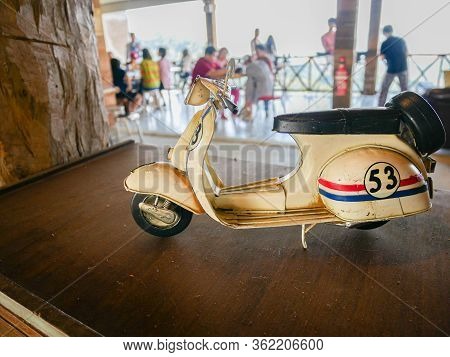 Nan, Thailand, December, 30, 2019: Sakad Dee Home Stay Coffee Shop Famous Favorite Landmark At Pua, 
