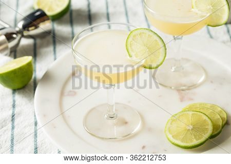 Homemade Vokda Gimlet Cocktail