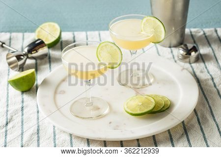 Homemade Vokda Gimlet Cocktail