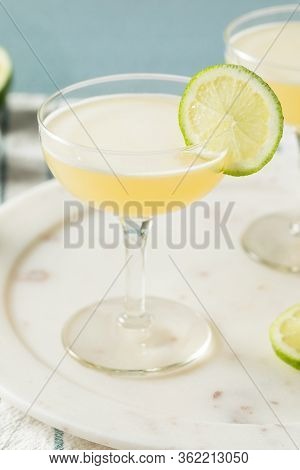 Homemade Vokda Gimlet Cocktail