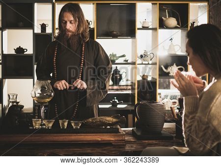 Tea ceremony is performed by tea master