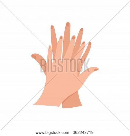 Disinfect Hands With Alcohol Gel. How To Use Hand Sanitizer, Personal Hygiene, Infographic Procedure
