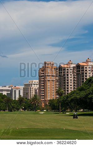 Parcours de golf et Condos