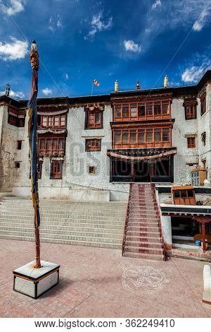 Spituk Gompa (Tibetan Buddhist monastery). Leh, Ladakh, India