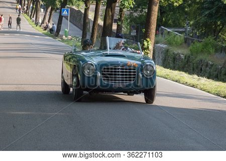Brescia, Italy - May 19 2018: S.i.a.t.a. Daina Gran Sport Stabilimenti Farina 1951 Is An Old Racing 