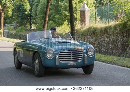 Brescia, Italy - May 19 2018: S.i.a.t.a. Daina Gran Sport Stabilimenti Farina 1951 Is An Old Racing 