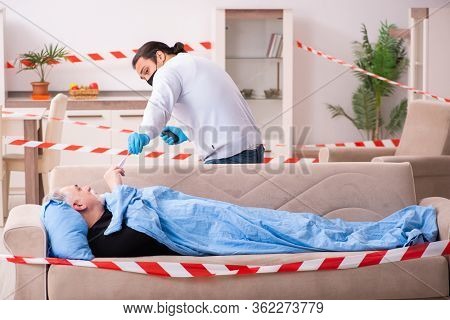 Father and son in coronavirus disease concept at home