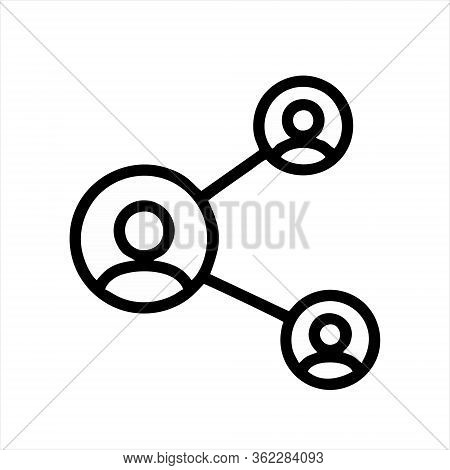 People Network Vector Icon Modern And Simple Flat Symbol For Web Site, Mobile, Logo, App, Ui. People