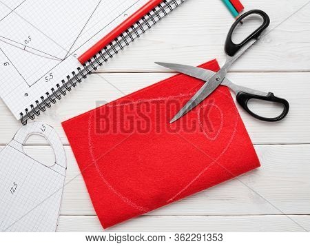 Making Protective Mask For The House From The Fabric, Create A Markup Template For Sewing The Mask, 
