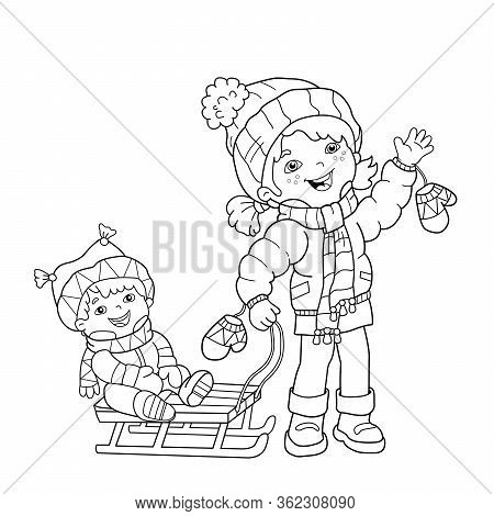 Coloring Page Outline Vector & Photo (Free Trial) | Bigstock