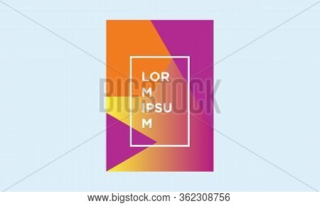 Poster Flyer. Brochure Cover Vector Design. Layout Template Background. A4 Size Flyer. Poster Design