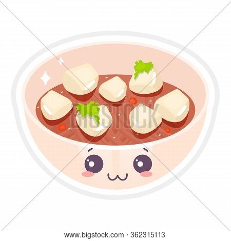 Chinese Cute Kawaii Vector Character