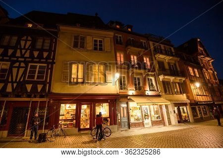 Strasbourg, France - Mar 17, 2020: General View Of The Empty While The City Imposes Emergency Measur