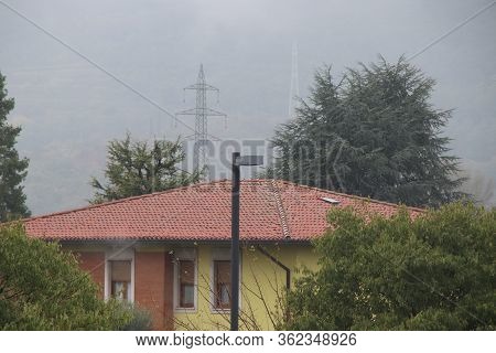 Urban Landscape Of The Town Of Botticino In Italy