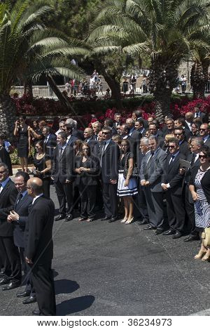 Dom Mintoff funerale Malta