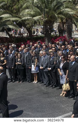 Dom Mintoff funerale Malta