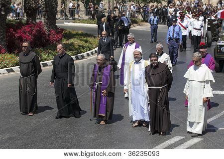 Dom Mintoff funerale Malta