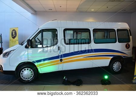 Pasay, Ph - July 26 - Jmmc Van At Philauto Show On July 26, 2019 In Pasay, Philippines.