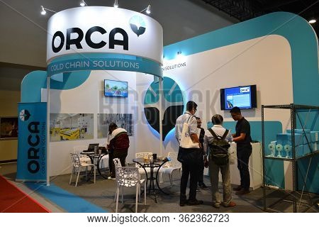 Pasay, Ph - July 26 - Orca Cold Chain Solutions Booth At Philauto Show On July 26, 2019 In Pasay, Ph