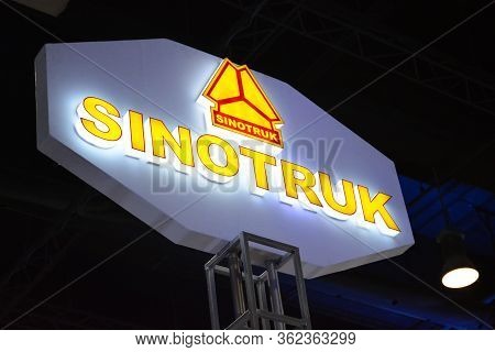 Pasay, Ph - July 26 - Sinotruk Sign At Philauto Show On July 26, 2019 In Pasay, Philippines.