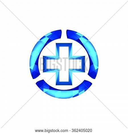 Medical , Healthcare Logo For Your Practice. Cross / Plus Logo Ideas. Inspiration Logo Design. Templ