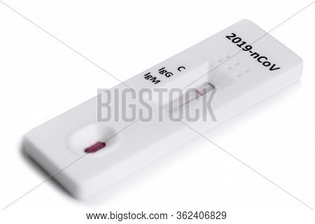 Rapid Covid-19 Coronavirus Strip Test Cassette For Antibody Or Sars-cov-2 Virus Disease Epidemic Iso