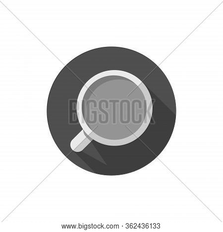 Flat Design Vector Of Silver Cup Mug