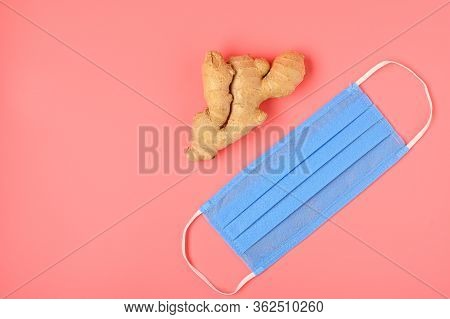 .natural Medicine. Immunostimulating Products: Ginger Root. Face Mask