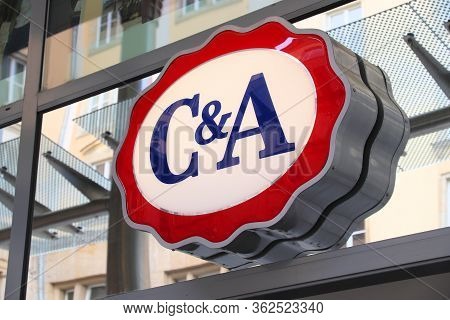 Dresden, Germany - May 10, 2018: Street View Of C&a Clothes Shop In Dresden, Germany. C&a Is A Belgi