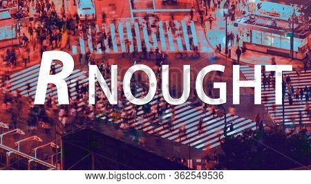 R Nought Theme With People Crossing An Urban Intersection
