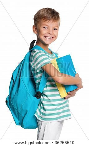Menino com livros