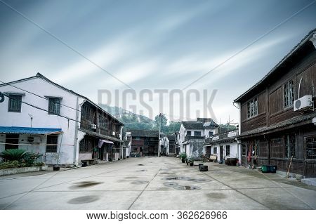 An Ancient Village In A Remote Area Of China, Ningbo, Zhejiang.