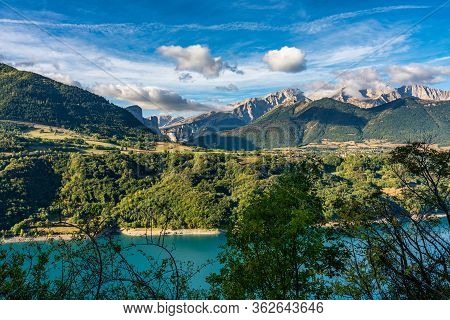 Landscape View At Saint Baudille Et Pipet, Local Authorities Association Of Trieves In Vercors, Fren