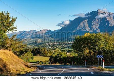 Landscape View At Saint Baudille Et Pipet, Local Authorities Association Of Trieves In Vercors, Fren