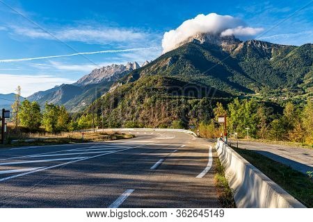 Landscape View At Saint Baudille Et Pipet, Local Authorities Association Of Trieves In Vercors, Fren