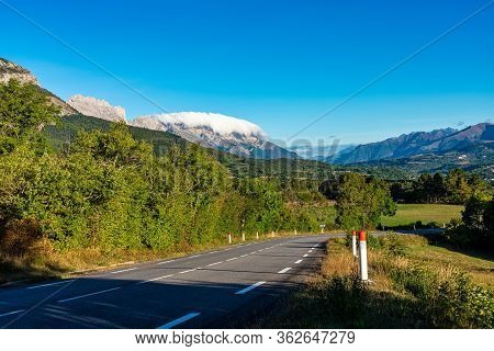 Landscape View At Saint Baudille Et Pipet, Local Authorities Association Of Trieves In Vercors, Fren