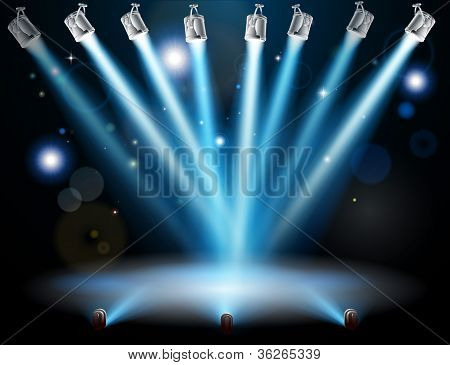 Blue Lights Concept