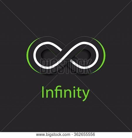 Infinity Symbol Logo Design Element. Vector Illustration