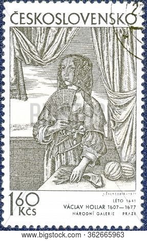 Czechoslovakia - Circa 1971: Postage Stamp Printed In Czechoslovakia, 