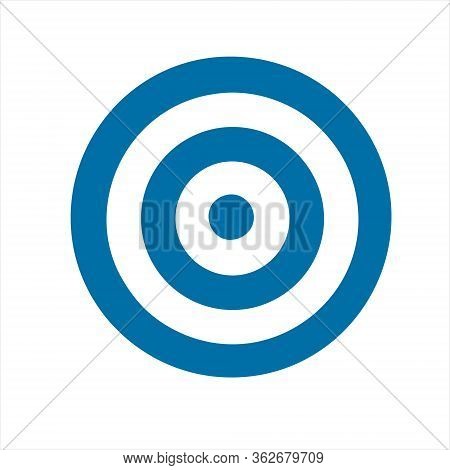 Target Icon Isolated On White Background. Target Icon In Trendy Design Style. Target Vector Icon Mod