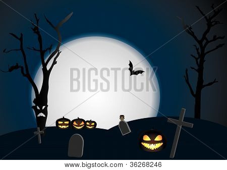 Halloween scéně