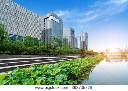 Located In The Financial District Of Xincheng In The East, Ningbo, China.